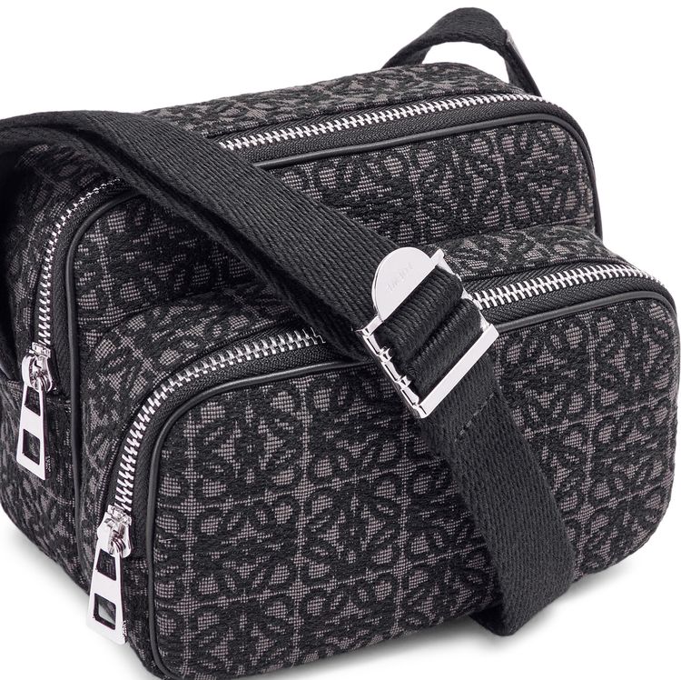Loewe Mini Camera Anagram Bag AnthraciteBlack