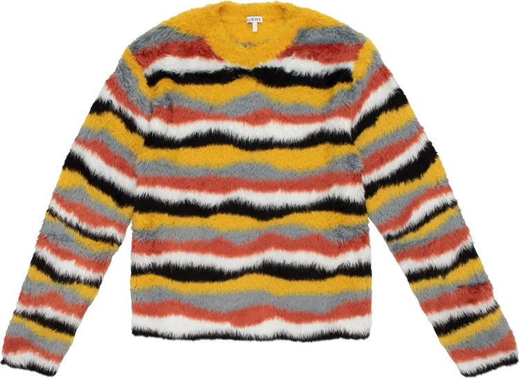 Loewe Multicolor Stripe Sweater 'Brown Multitone'
