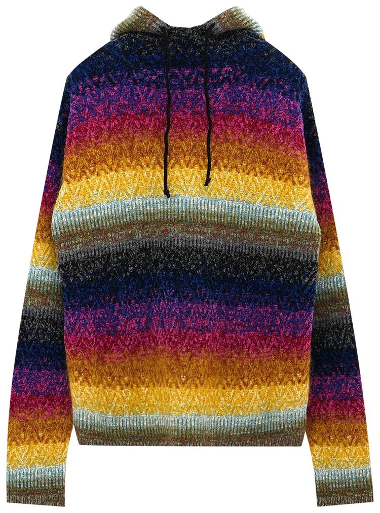 Marni Roundneck Sweater With Hood Multicolor