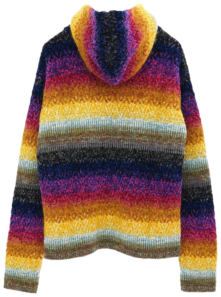 Marni Roundneck Sweater With Hood Multicolor