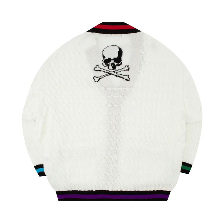 Mastermind Knit Cardigan White