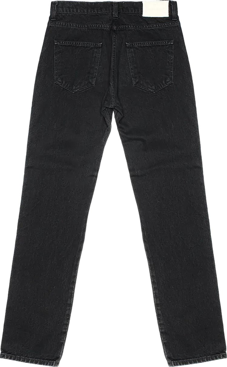 Mr Saturday Denim Straight Leg 5 Pocket Jeans Vintage Black