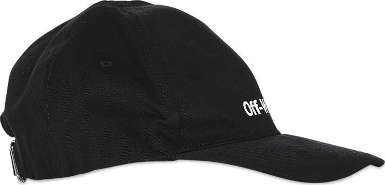 Off White Helvetica Baseball Cap BlackWhite