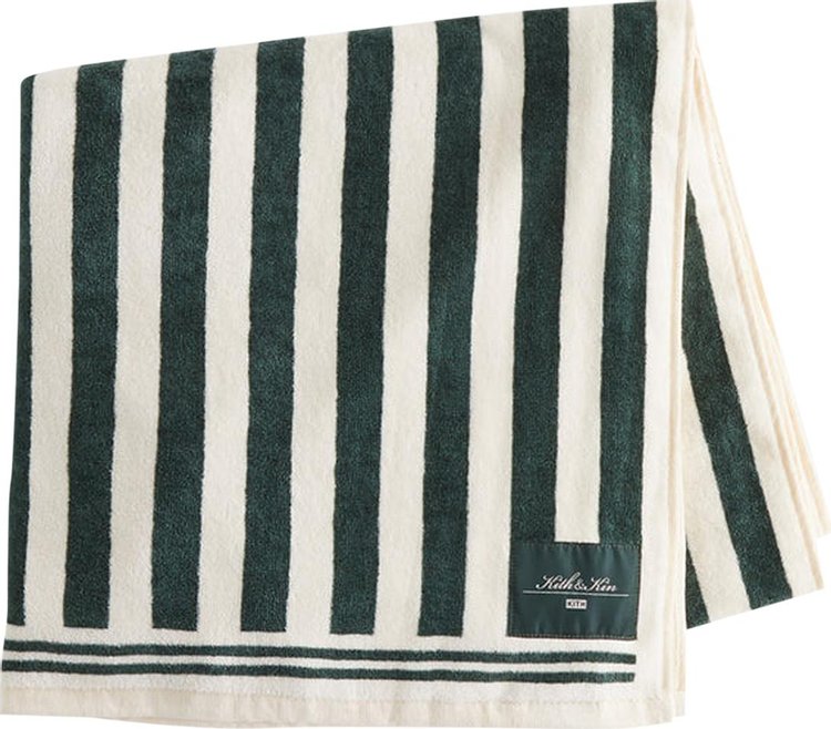 Kith Women Esme Striped Towel 'Agate'