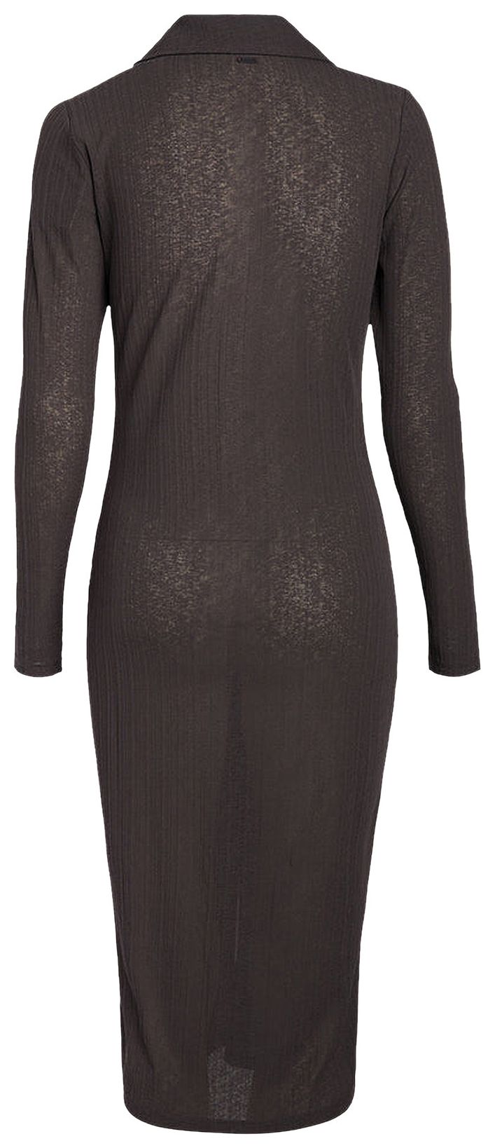 Kith Women Tori Sheer Rib Midi Dress Cacao