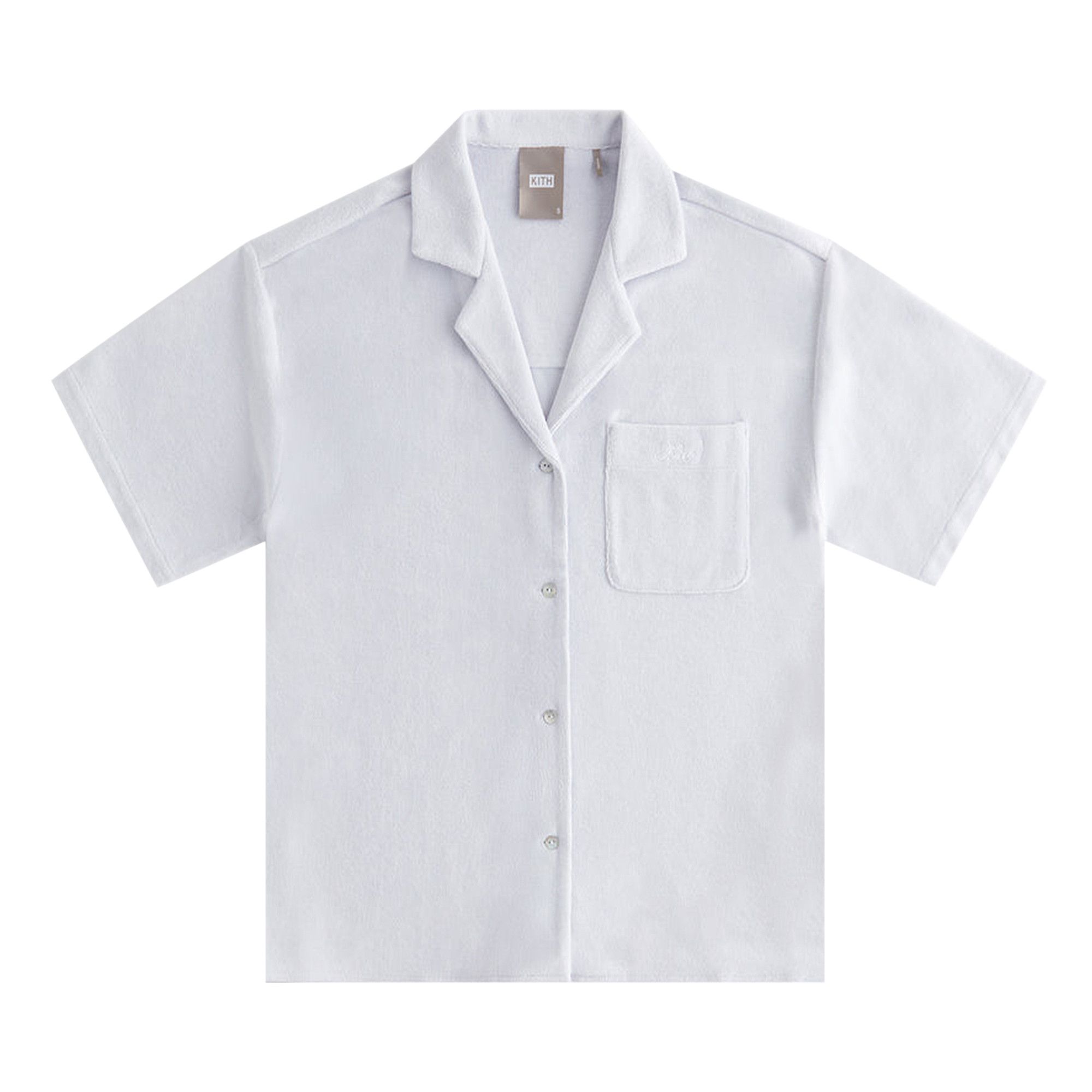 Buy Kith Women Pima Towel Elena Camp Shirt 'Kyanite