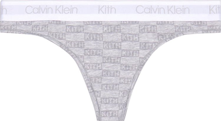 Buy Kith Women For Calvin Klein Thong 'Light Heather Grey