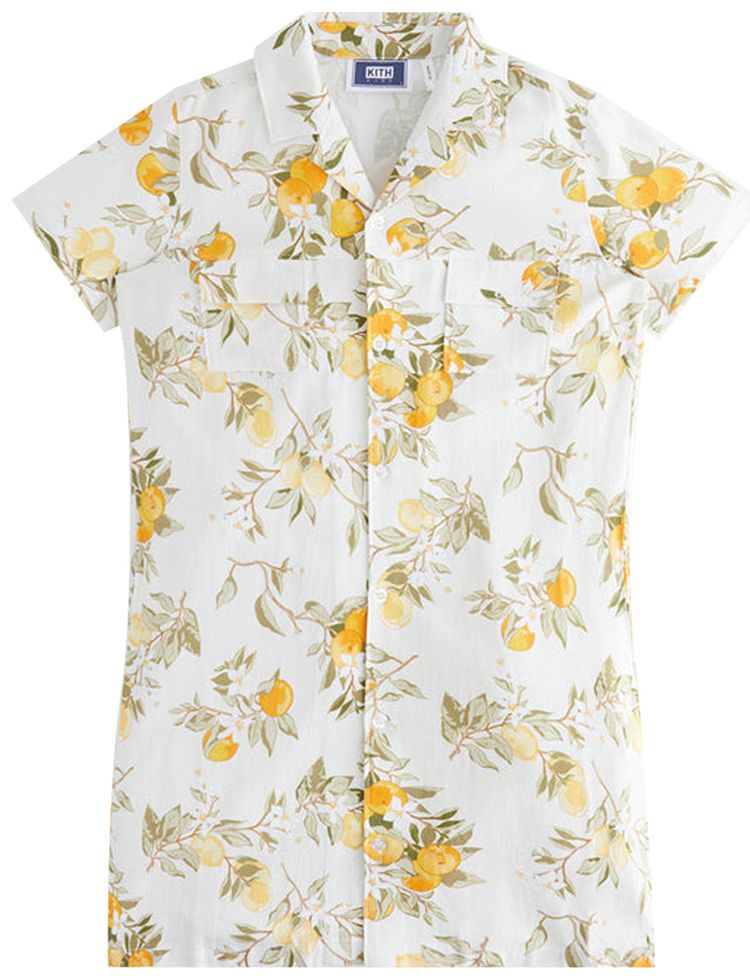 Kith Kids Aop Shirt Dress Waffle