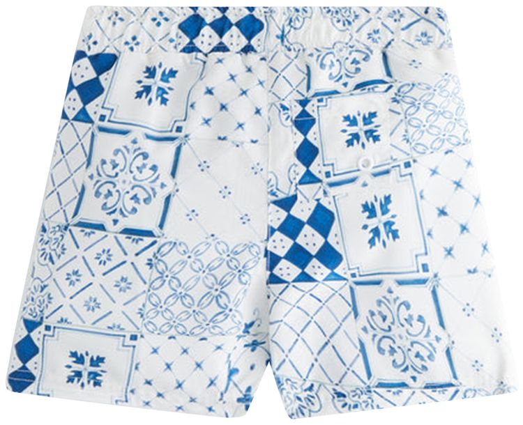Kith Kids Baby Azulejo Tiles Swim Trunk Sandrift