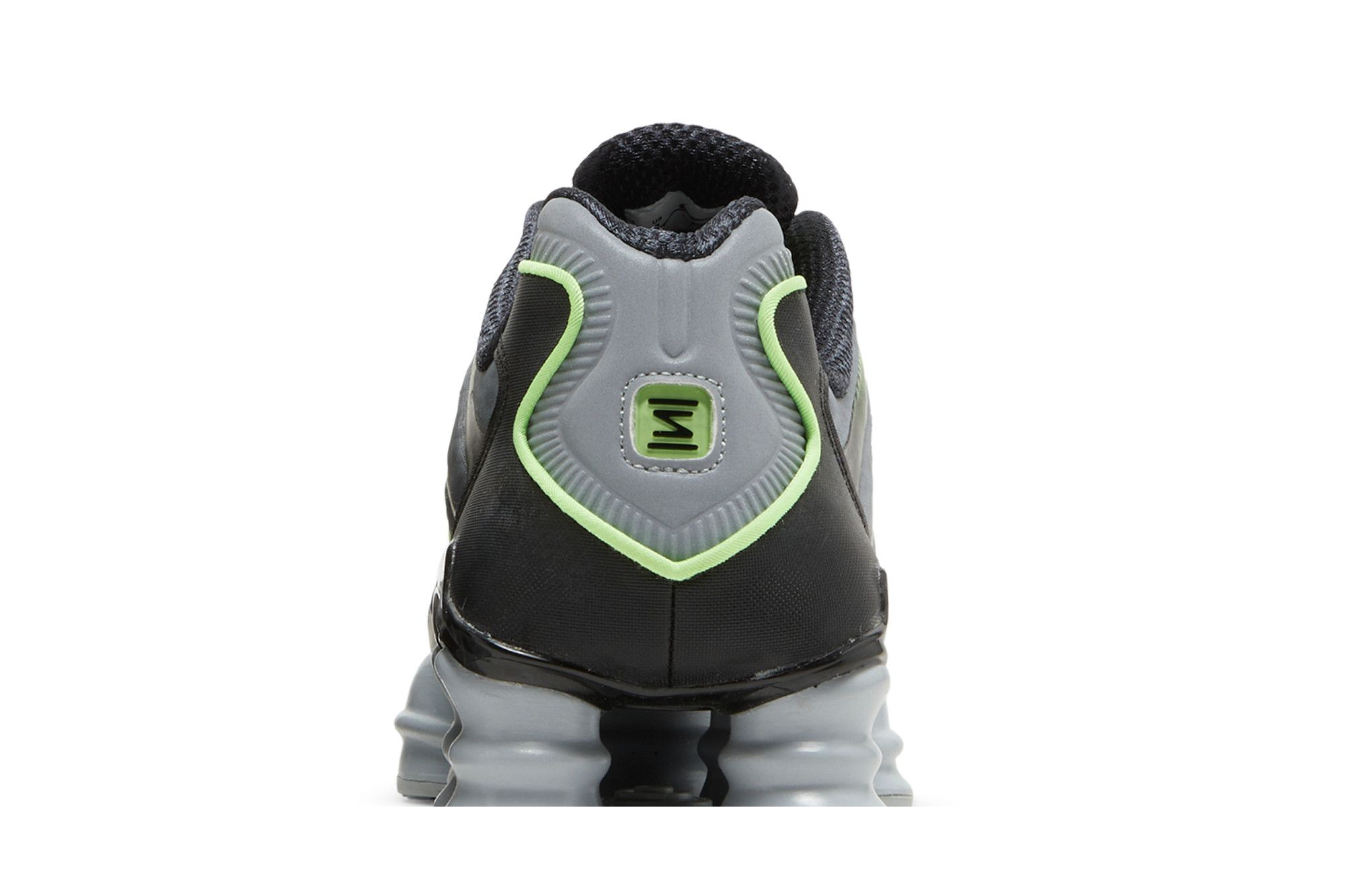 Nike shox grey lime green best sale