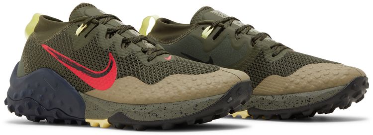 Nike Wildhorse 7 Cargo Khaki Siren Red