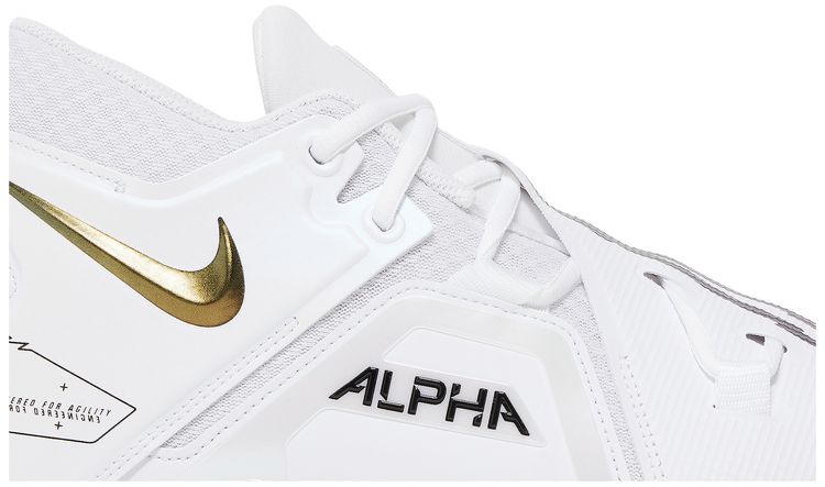 Nike Alpha Menace Pro 3 White Black Gold