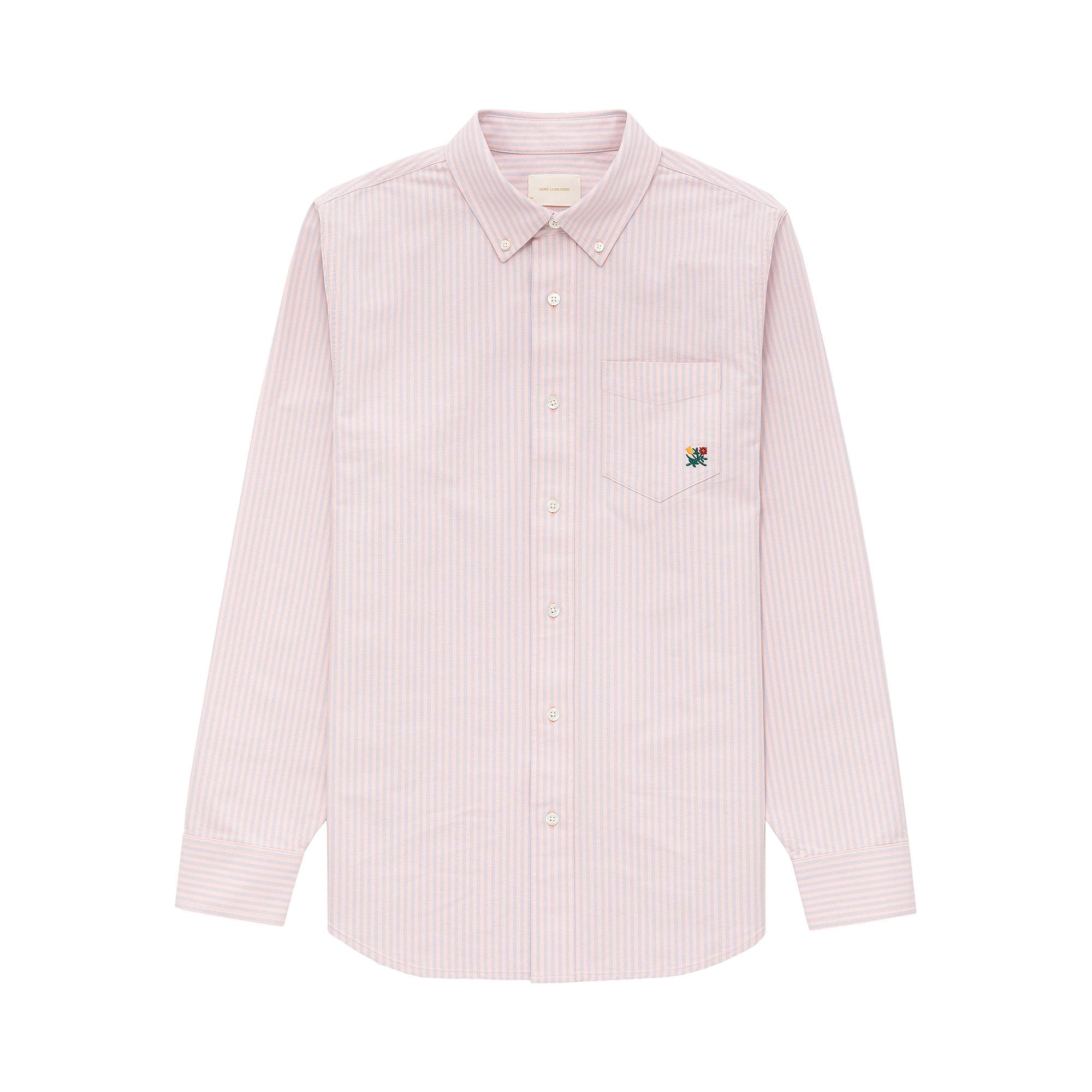 Buy Aime Leon Dore Crest Oxford Shirt Parisian Blue 429979 PARI GOAT