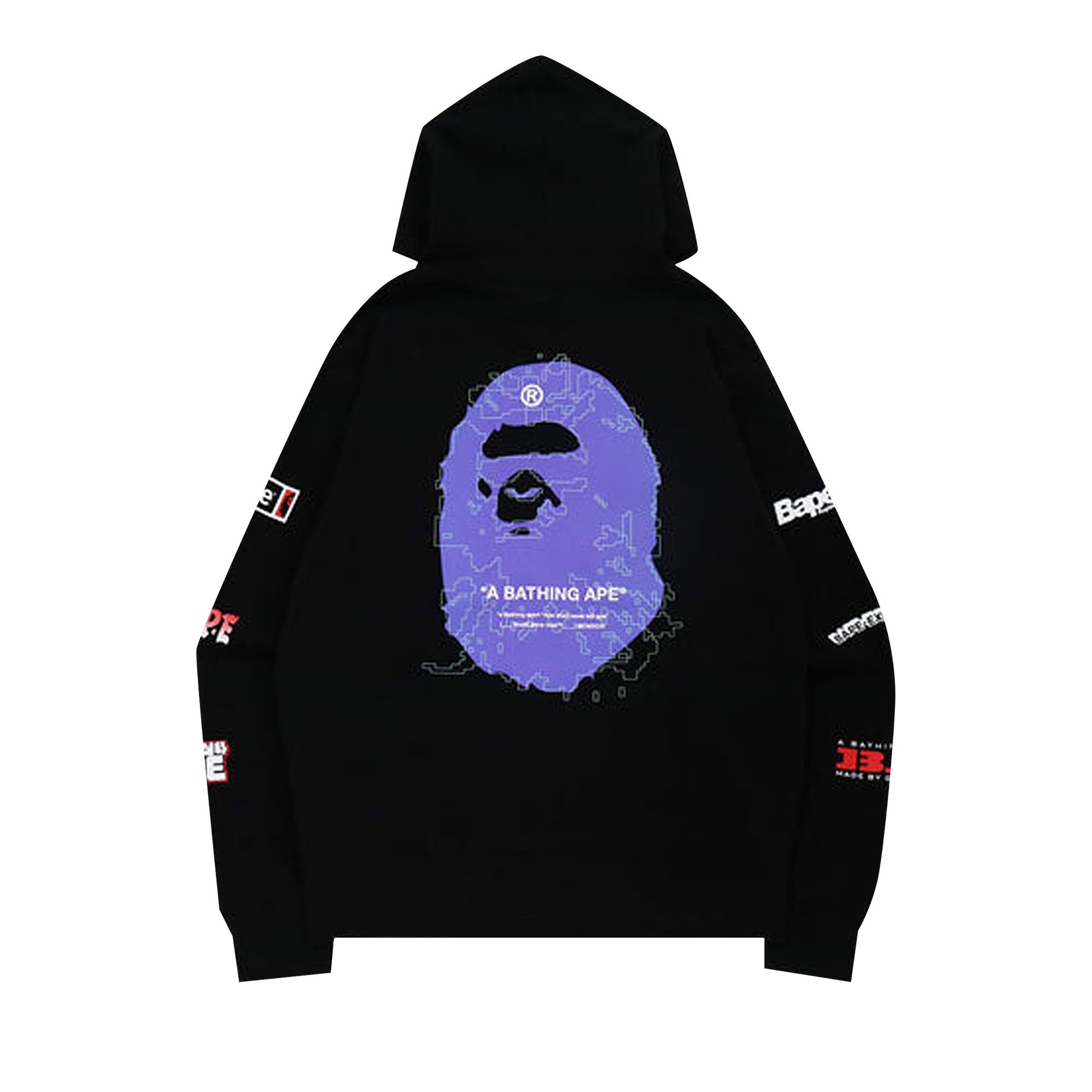 Buy BAPE Big Ape Head Digital Mosaic Relaxed Fit Full Zip Hoodie