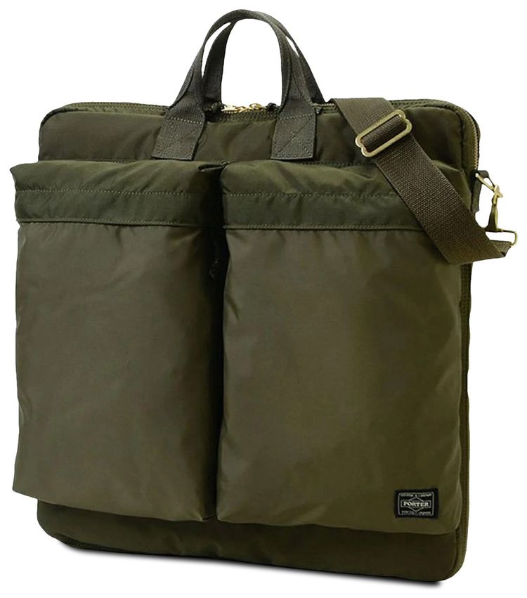 Buy PorterYoshida & Co. Force Series 2Way Helmet Bag 'Olive' 855