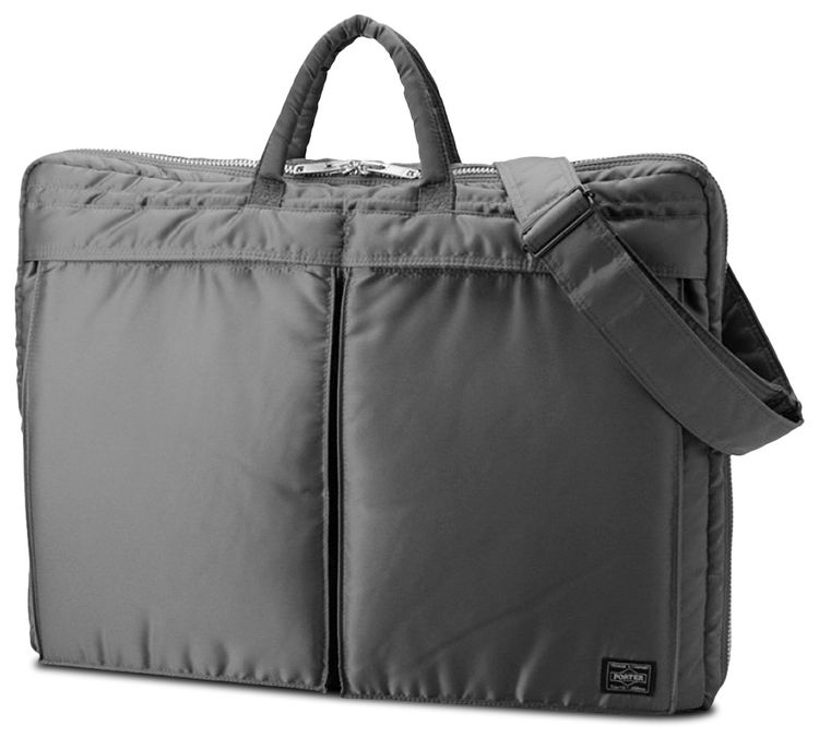 Porter Yoshida  Co Tanker 2Way Garment Bag Silver