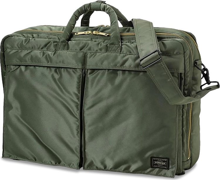 Porter-Yoshida & Co. 3Way Briefcase 'Olive'