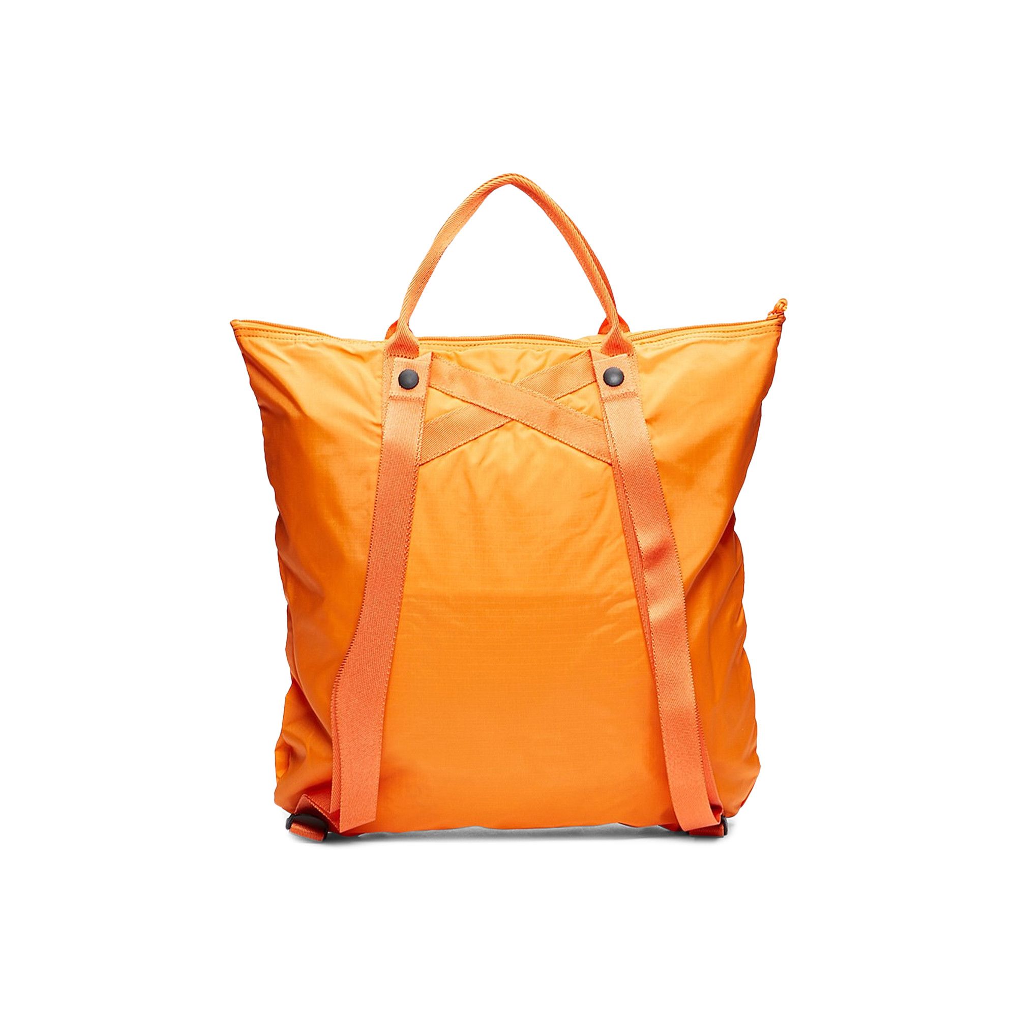 ☆ 1994 Orange Tote Bag YUURI ZARA Bucket Bag RUBBERIZED BASE Tote ORANGE NYLON Shoulder