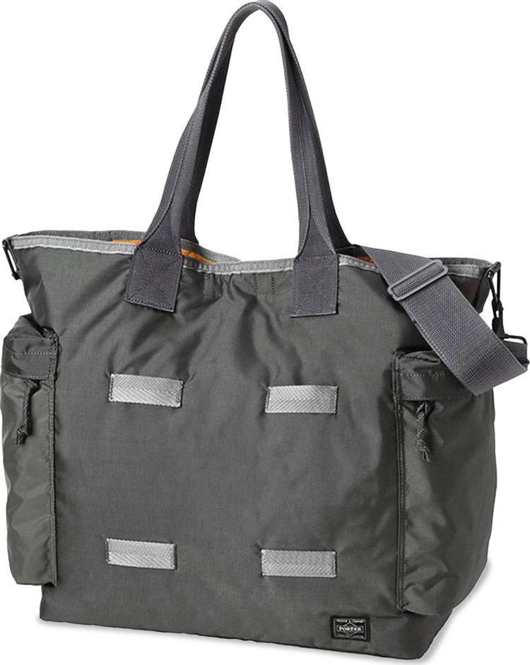 Porter-Yoshida & Co. Porter Force 2 Way Tote Bag 'Grey'