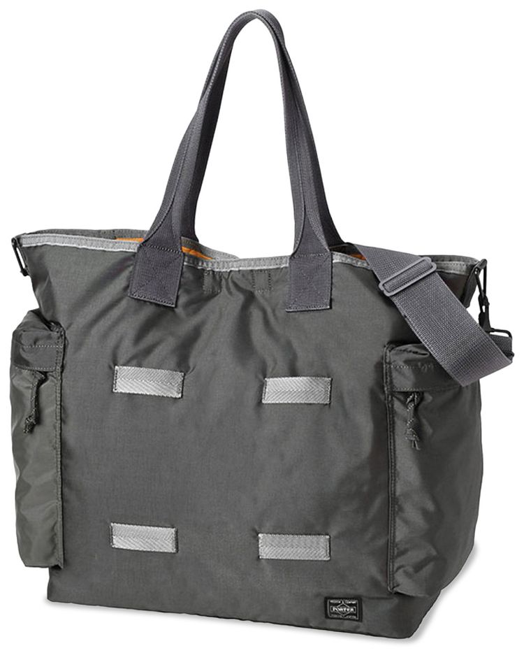 Porter Yoshida  Co Porter Force 2 Way Tote Bag Grey