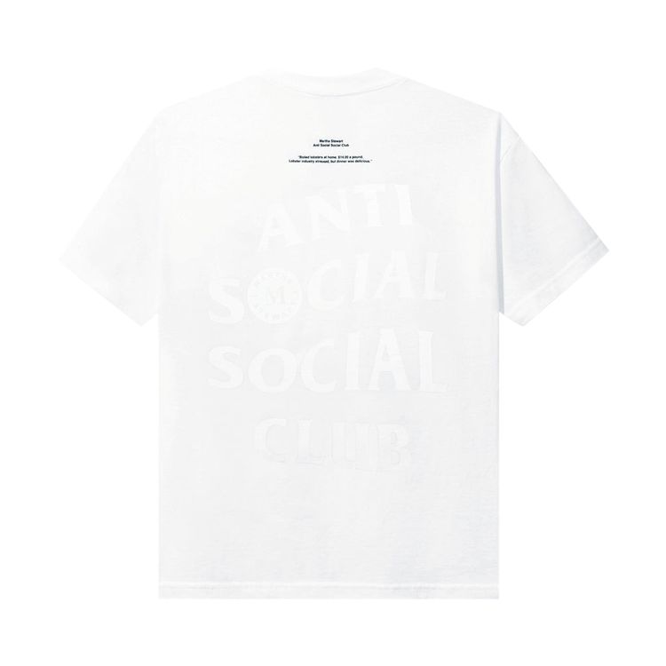 Anti Social Social Club x Martha Stewart Lobster Tee White