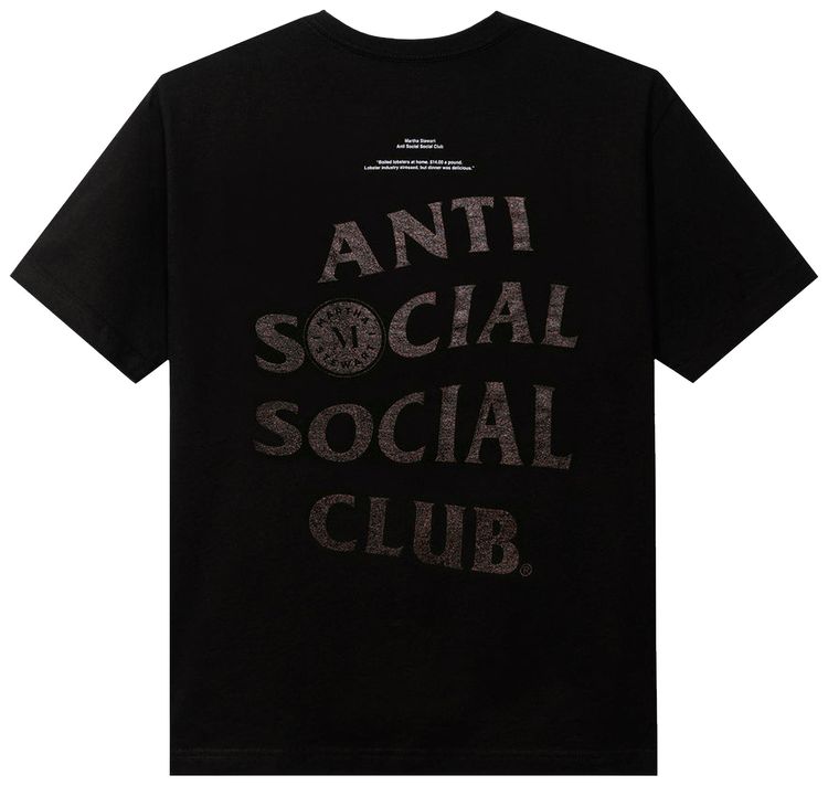 Anti Social Social Club x Martha Stewart Lobster Tee Black
