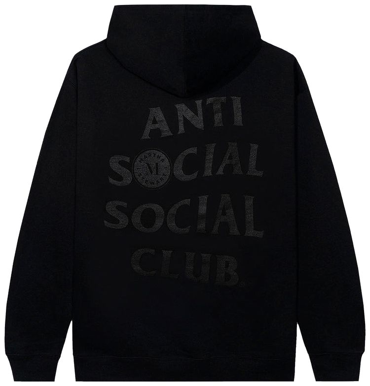 Anti Social Social Club x Martha Stewart Oyster Hoodie Black