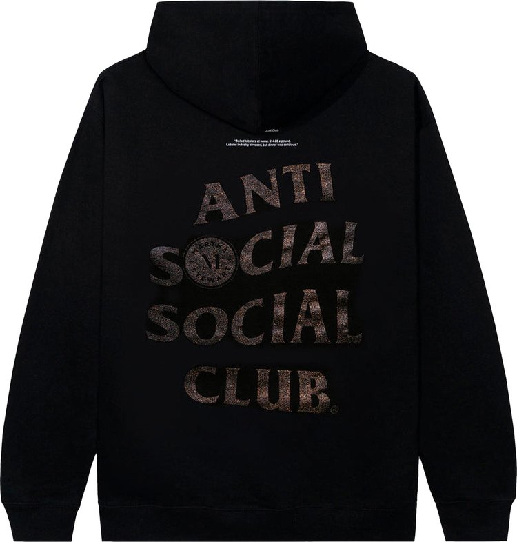 Anti Social Social Club x Martha Stewart Lobster Hoodie Black