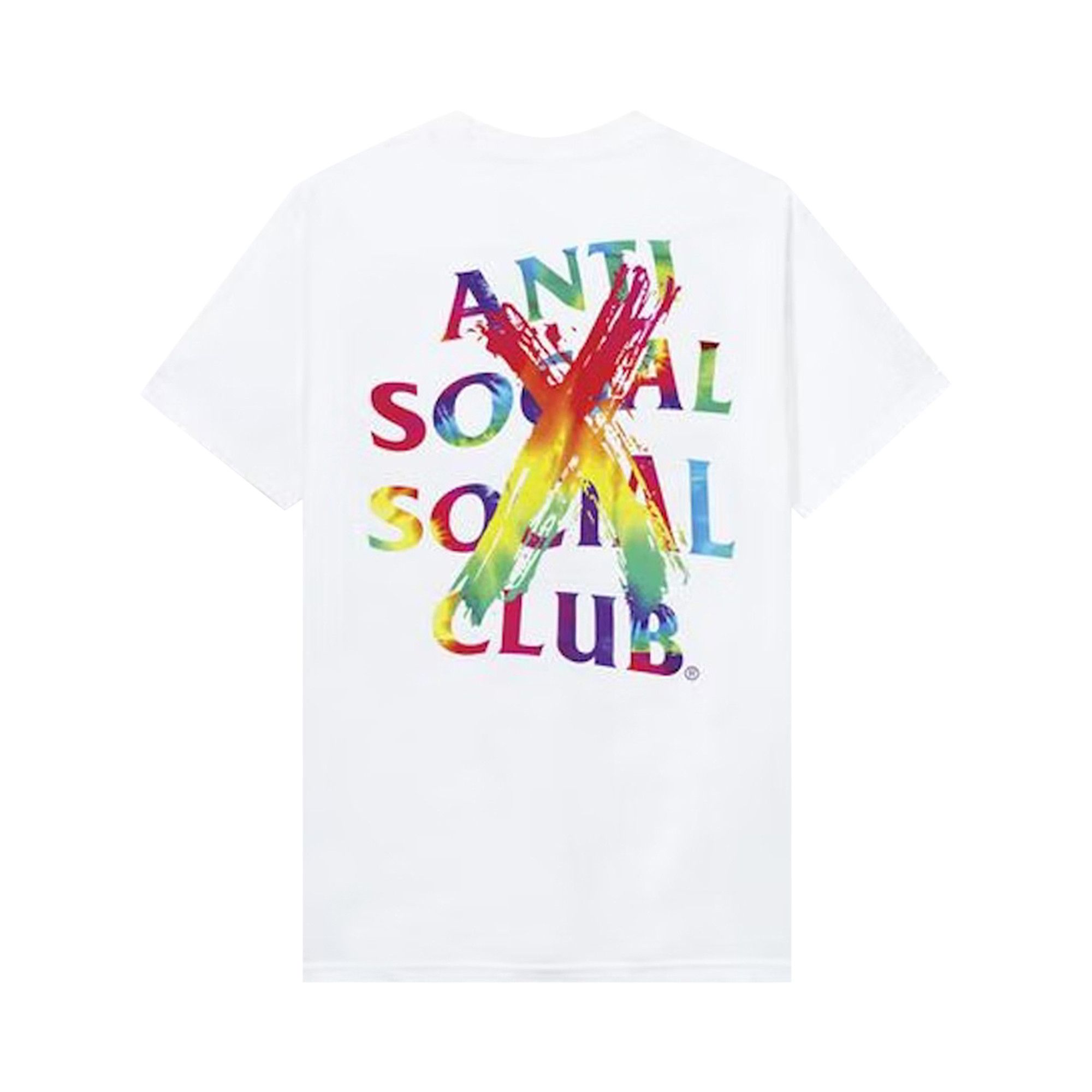 人気話題Pop by Jun FRGMT x Anti Social Social Club Tee White Buy Anti Social Social Club Cancelled Rainbow Tee 'White