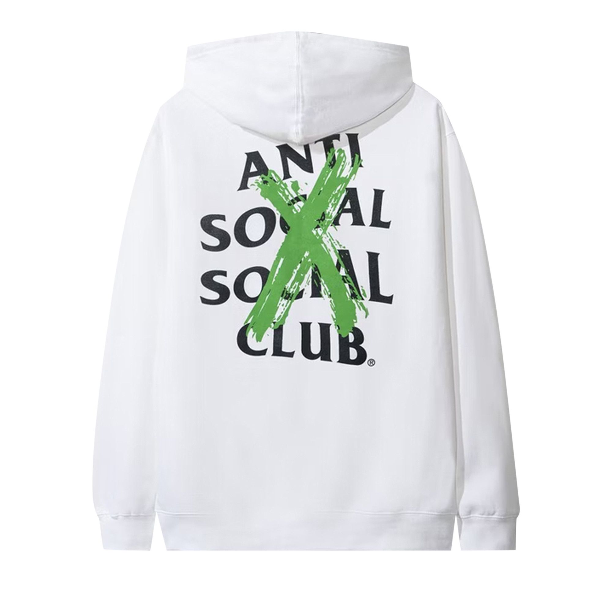 Size xxl Anti Social Social Club Cancelled Remix Hoodie White