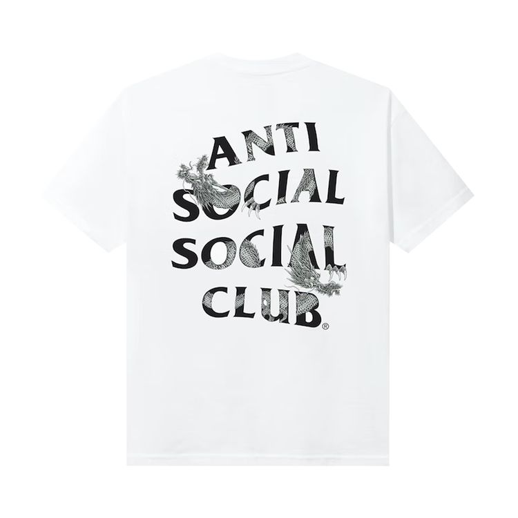 Anti Social Social Club Tatz Tee Japan Exclusive White