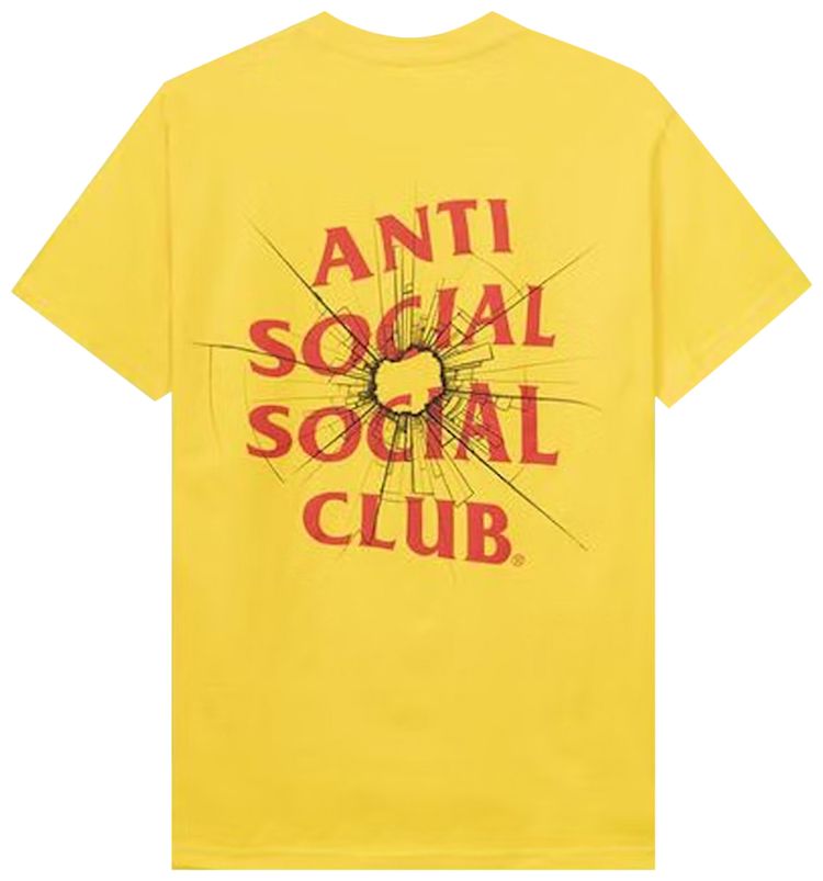 Anti Social Social Club Theories Tee Yellow