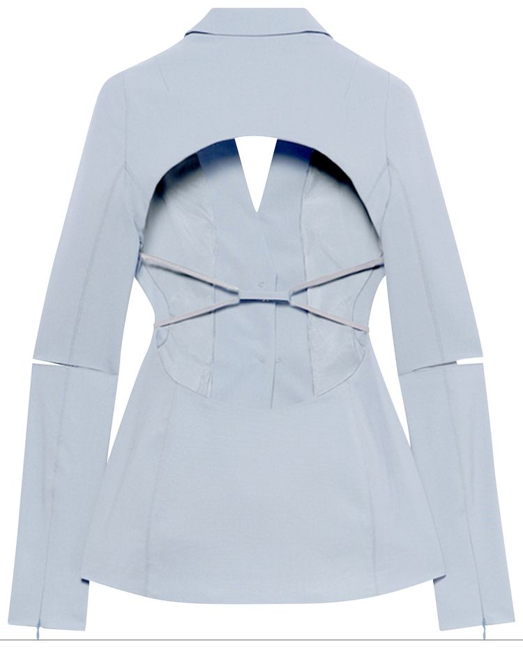 Jacquemus La Veste Melo Light Blue