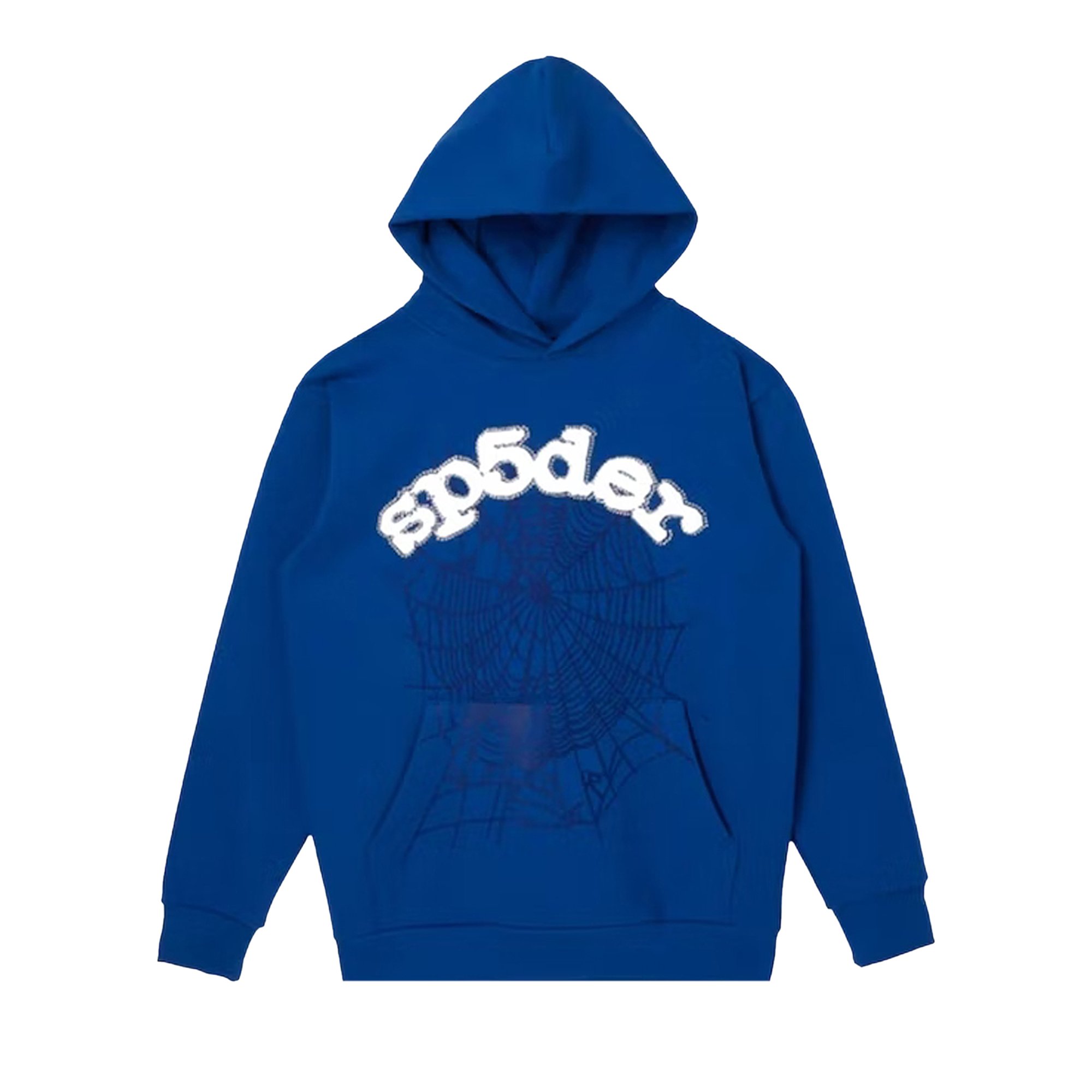 Sp5der Logo Hoodie 'Blue'