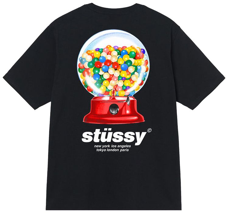 Stussy Gumball Tee Black