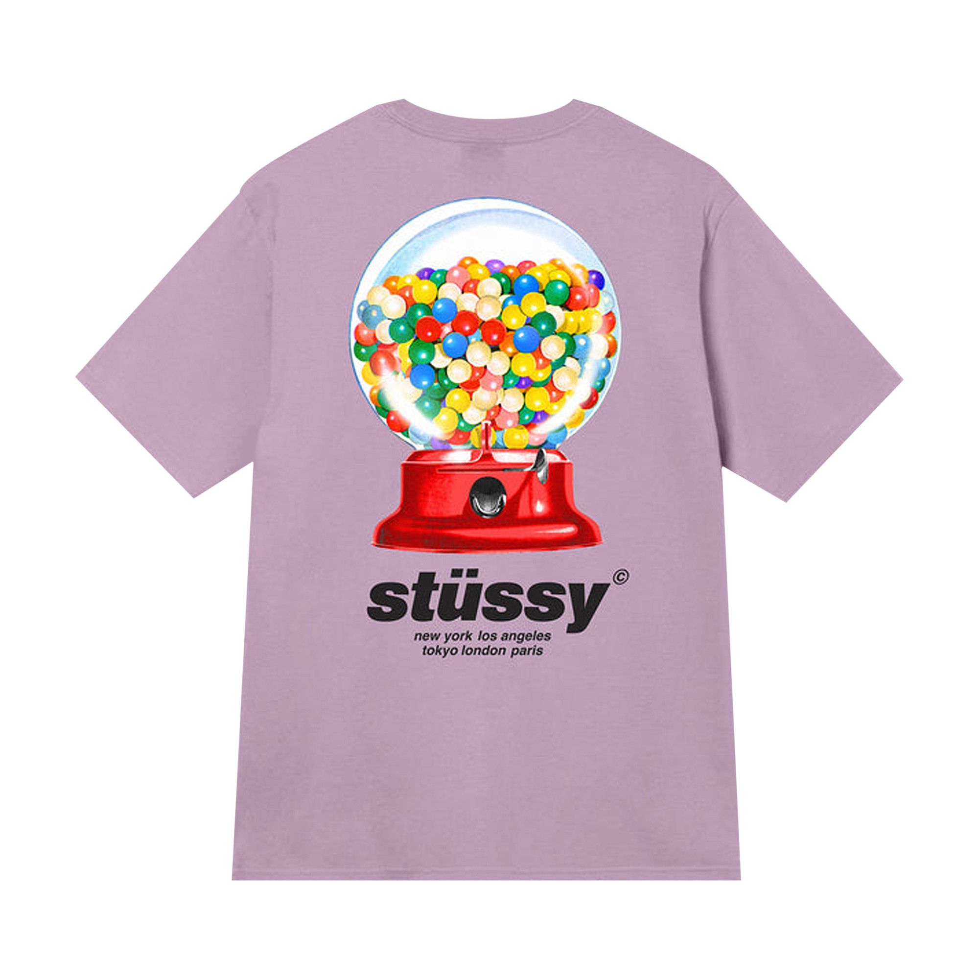 ★Stussy Cherries T-Shirt Orchid★ Stussy Cherries Tee T-shirt Black White Fog Berry 4colors
