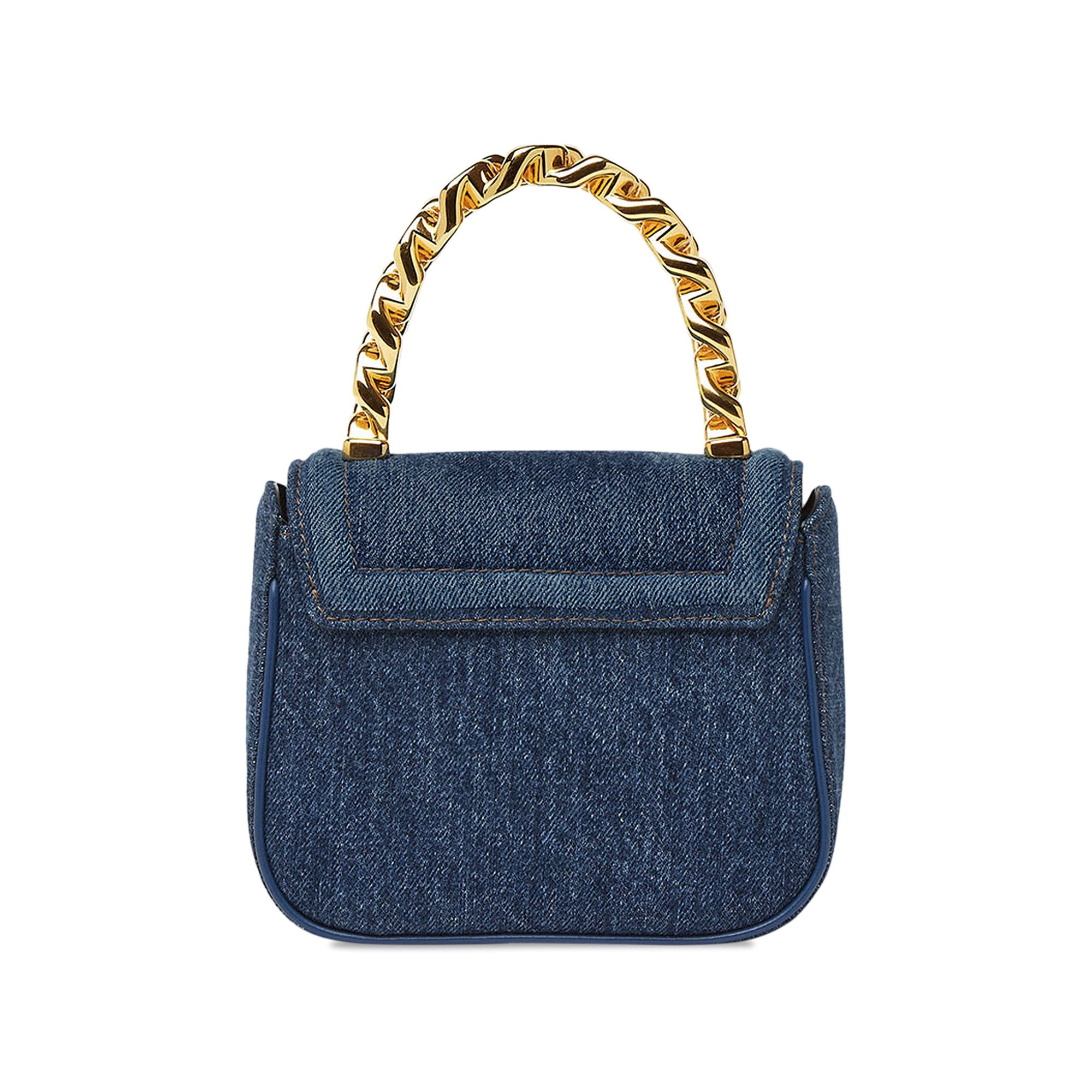 Buy Versace La Medusa Mini Bag 'Navy Blue/Gold' - 1003016 1A04287