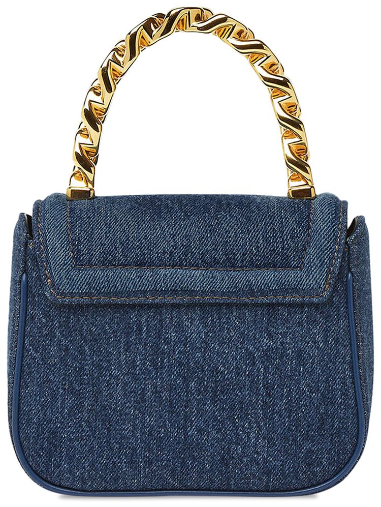 Versace La Medusa Mini Bag Navy BlueGold