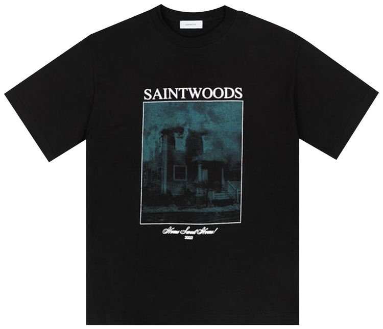 Saintwoods Home Sweet Home Tee Black
