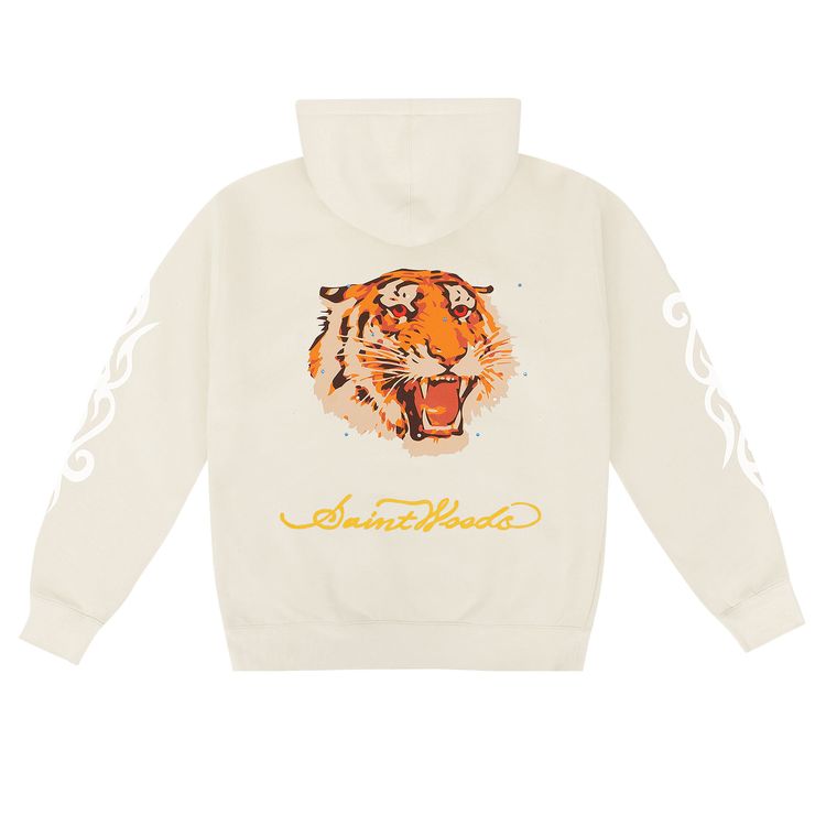 Saintwoods Tiger Hoodie Bone