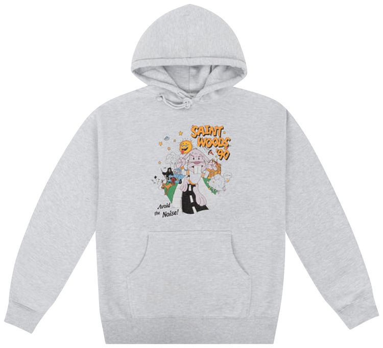 Saintwoods Graphic Hoodie Ash