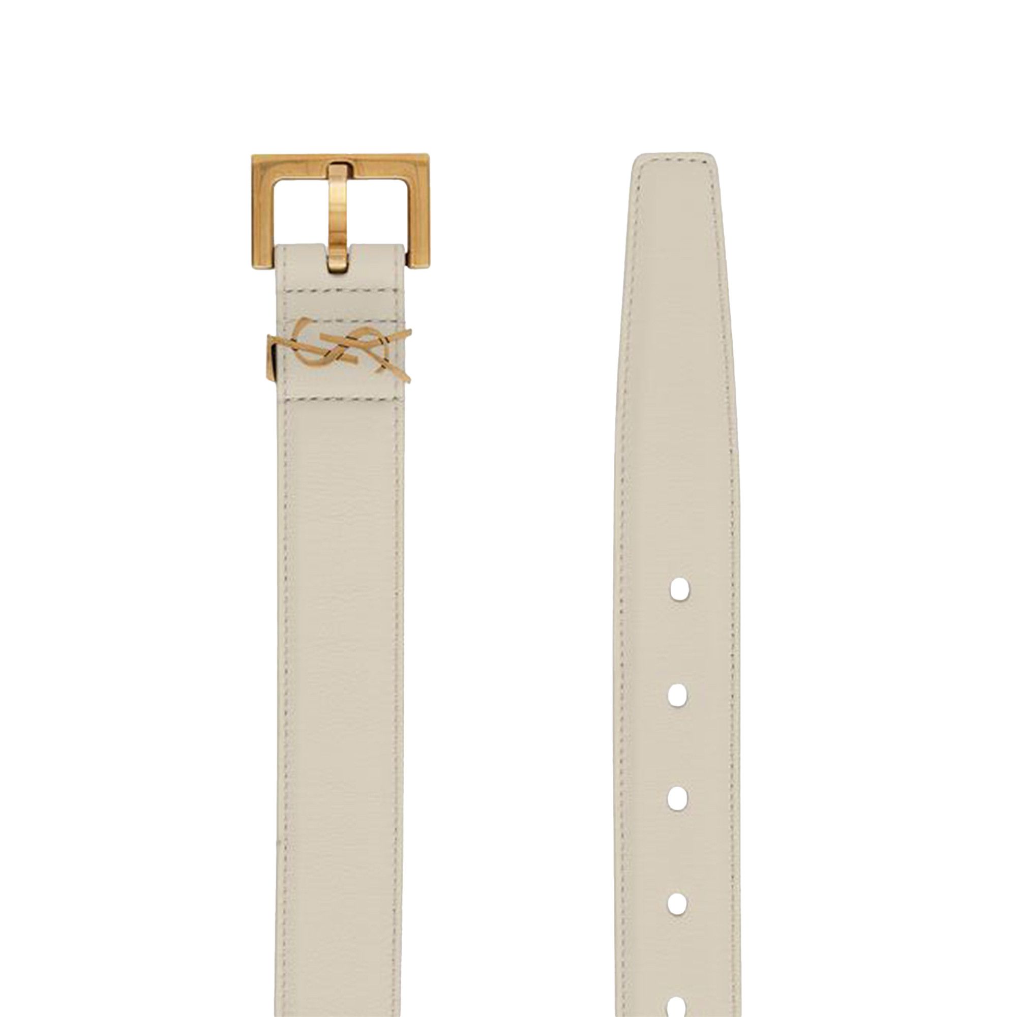 SAINT LAURENT PARIS｜BELTS (634437 BOO0W 9207) Saint Laurent Monogram Logo Belt 634437 BOO0W 9207 133033095