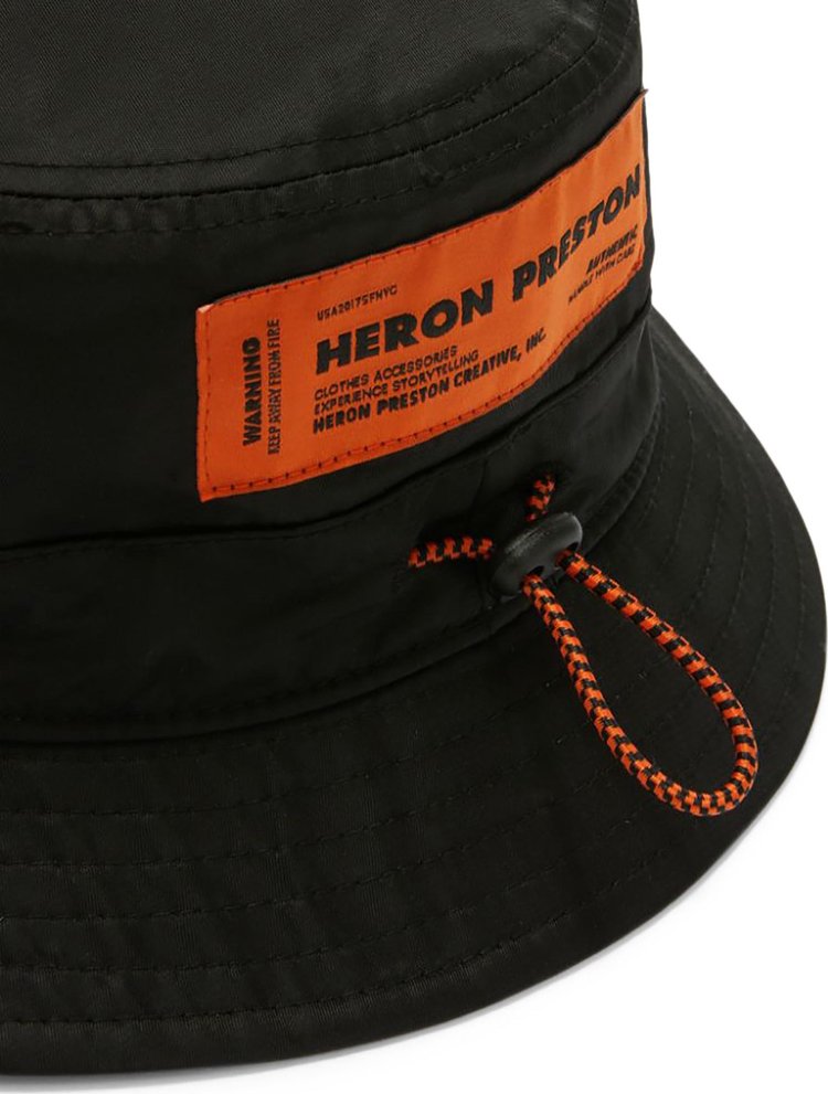 Heron Preston CTNMB Bucket Hat BlackWhite