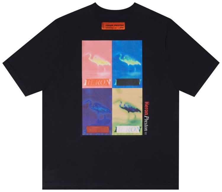 Heron Preston Heron Censored Short Sleeve Tee BlackMulticolor
