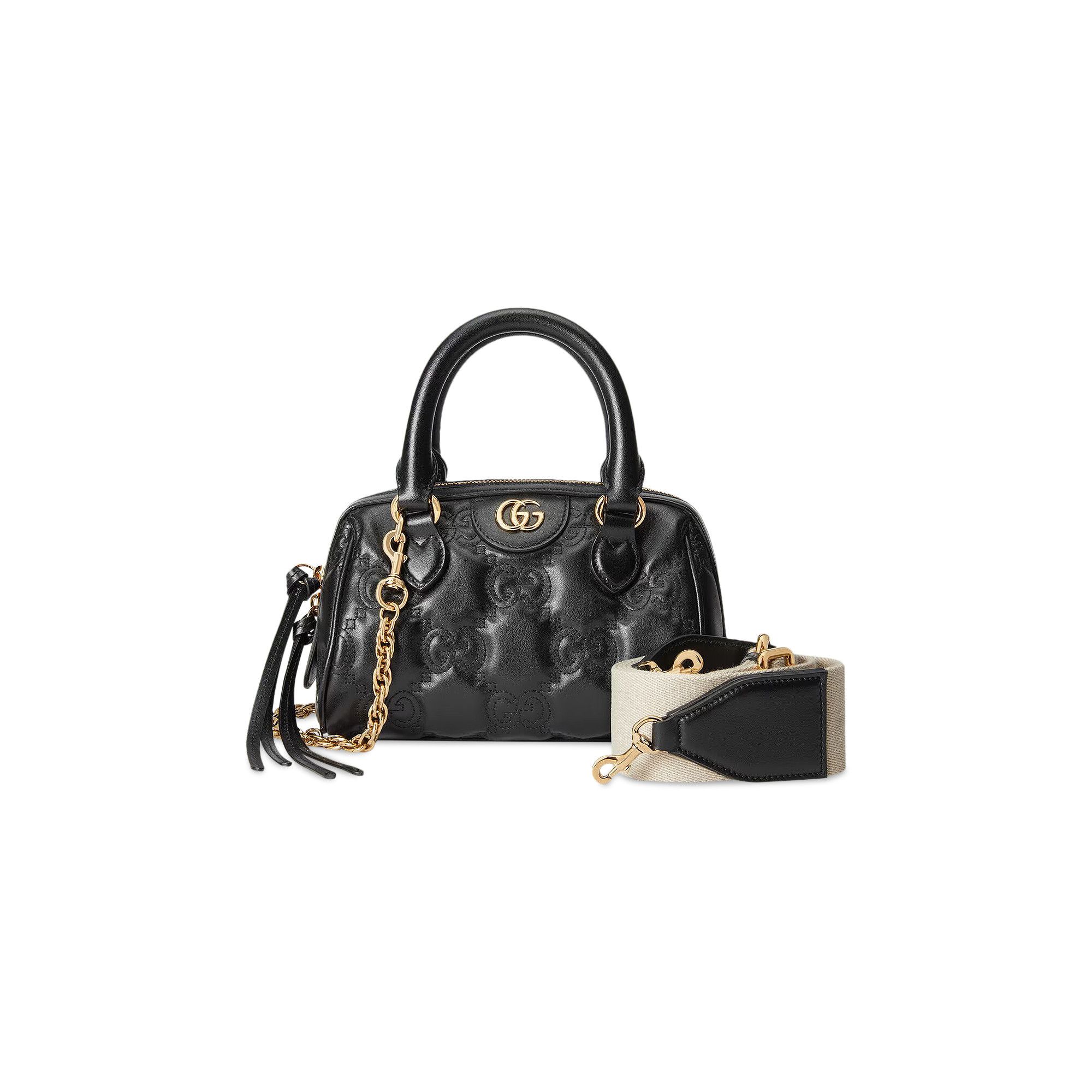 Buy Gucci GG Matelasse Top Handle Bag Black Natural 702251 UM8HG 1046 GOAT CA