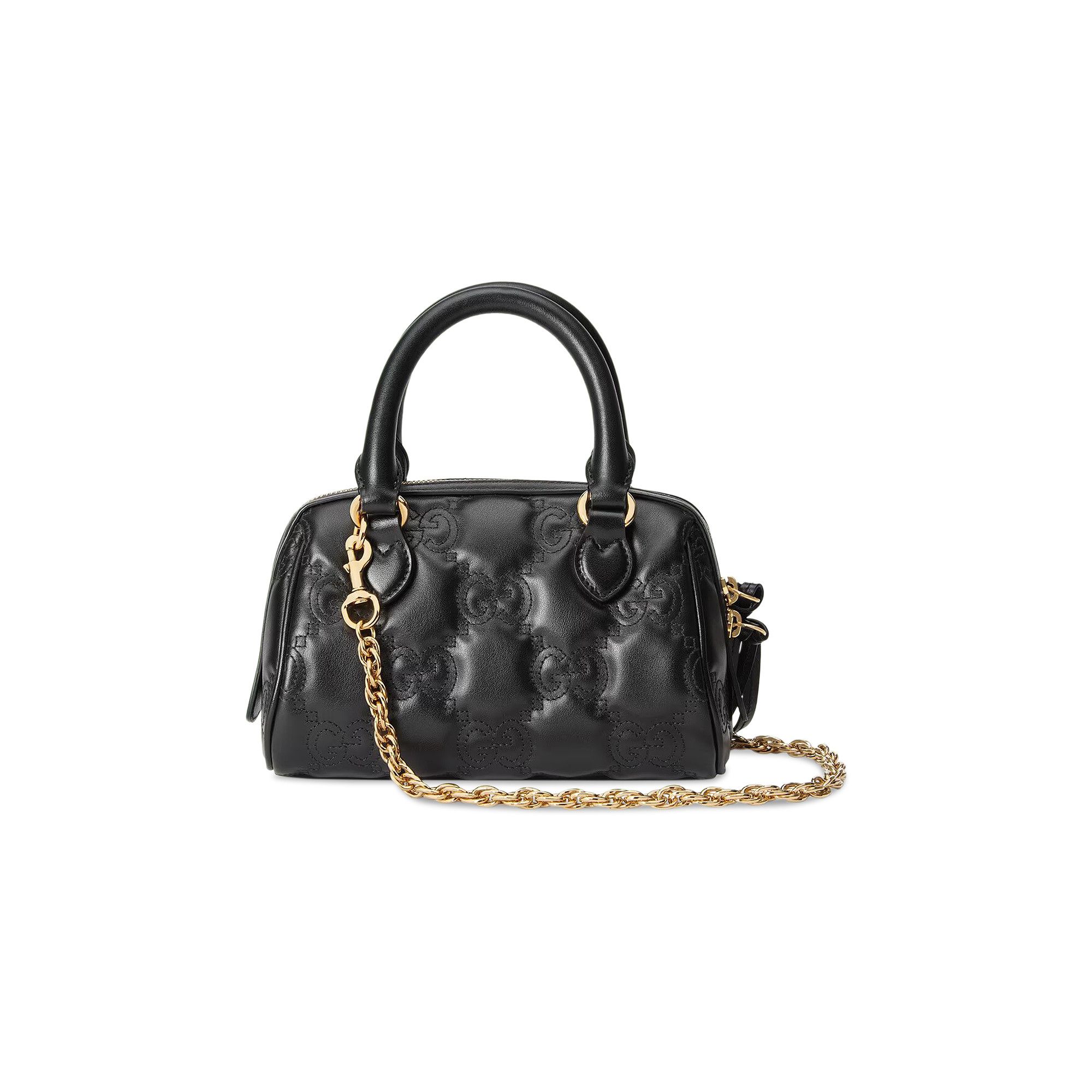 激安正規  Gucci Buy GG 'Black/Natural Bag Handle Top Matelassé テーブル・チェア・ハンモック