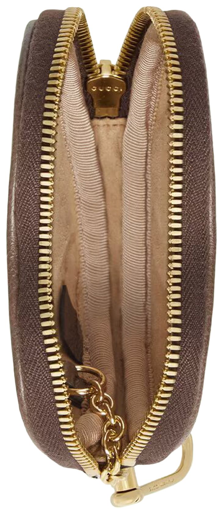 Gucci Bananya Print Heart Shaped Coin Purse BeigeEbony