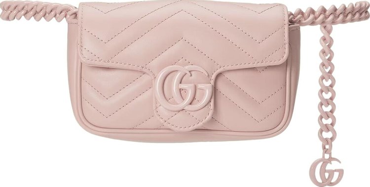 Gucci GG Marmont Belt Bag Perfect Pink