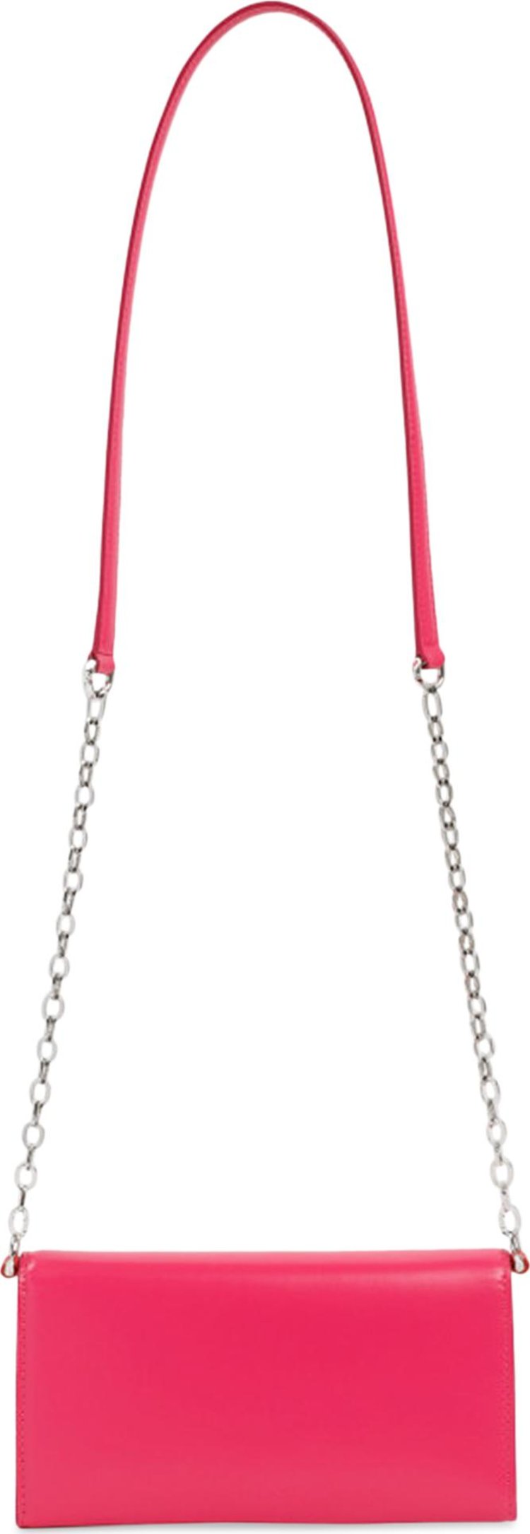 Givenchy 4G Wallet On Chain Neon Pink