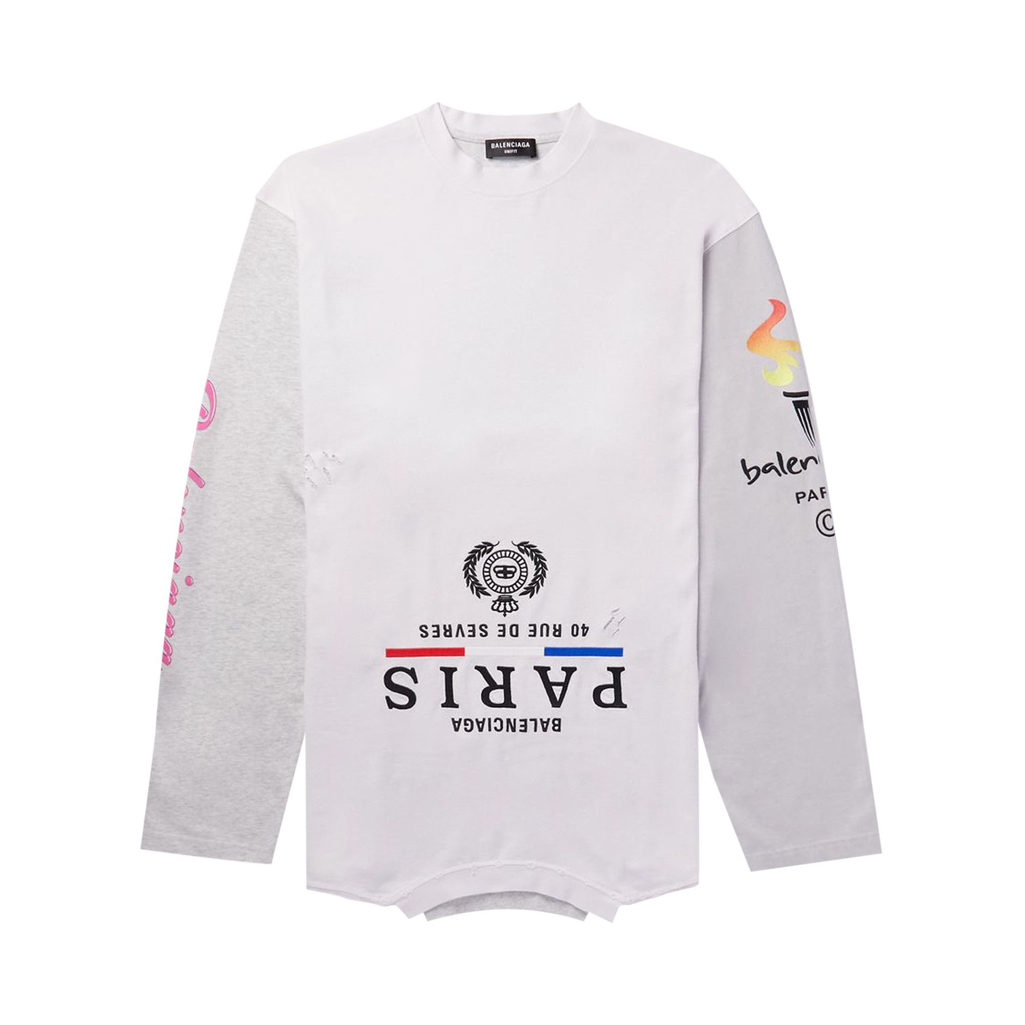 Buy Balenciaga Upside Down T-Shirt 'White' - 698155 TMVC9
